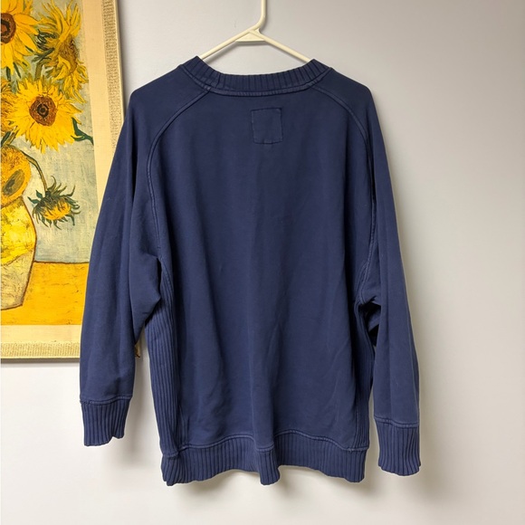 Aerie Navy Checked Out Sweater - Picture 2 of 2